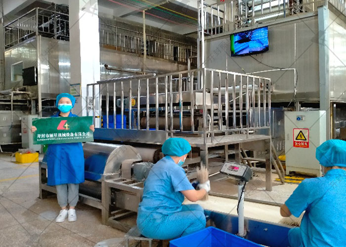 麗星水晶粉絲加工設備以封閉式生產(chǎn)守護食品潔凈