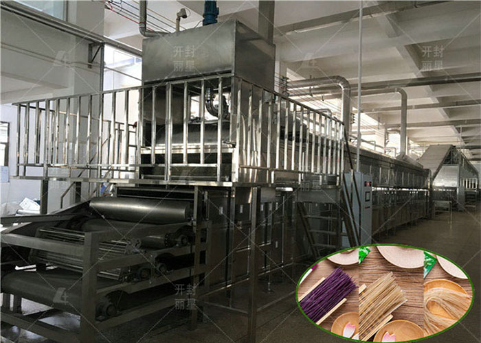 全自動(dòng)粉條生產(chǎn)線以蒸代煮涂布工藝的原理和加工流程